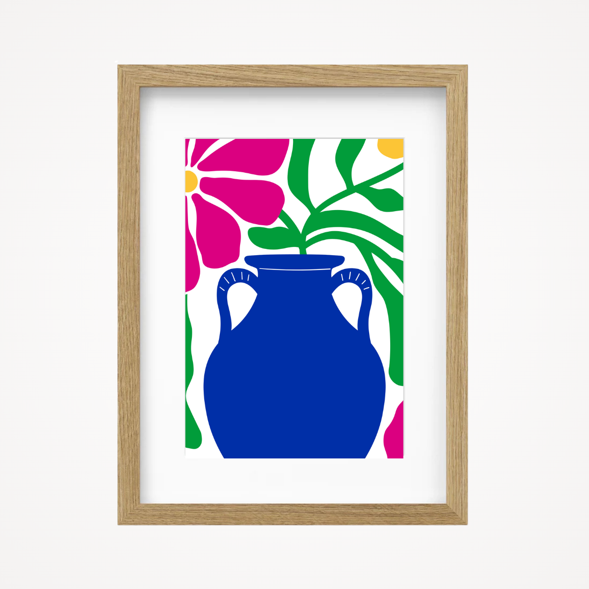 Affiche "jarre fleurie"