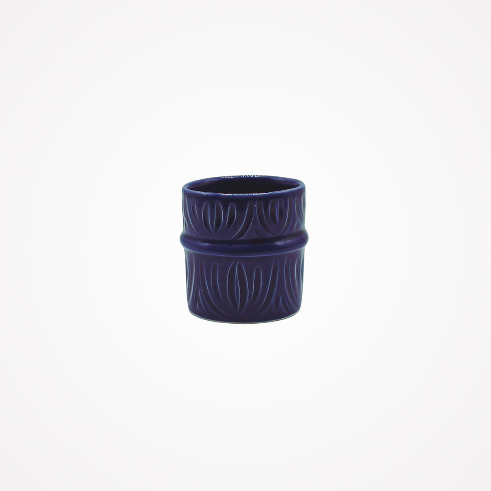 Tasse espresso céramique · Bleu marine
