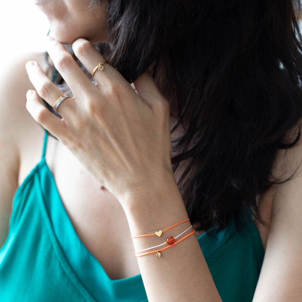 Bracelet breloque Coeur filant