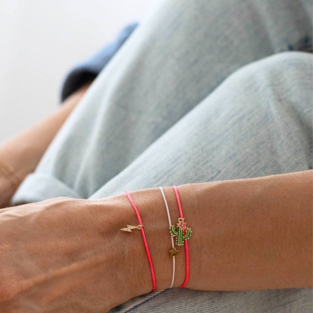 Bracelet breloque Étoile strass