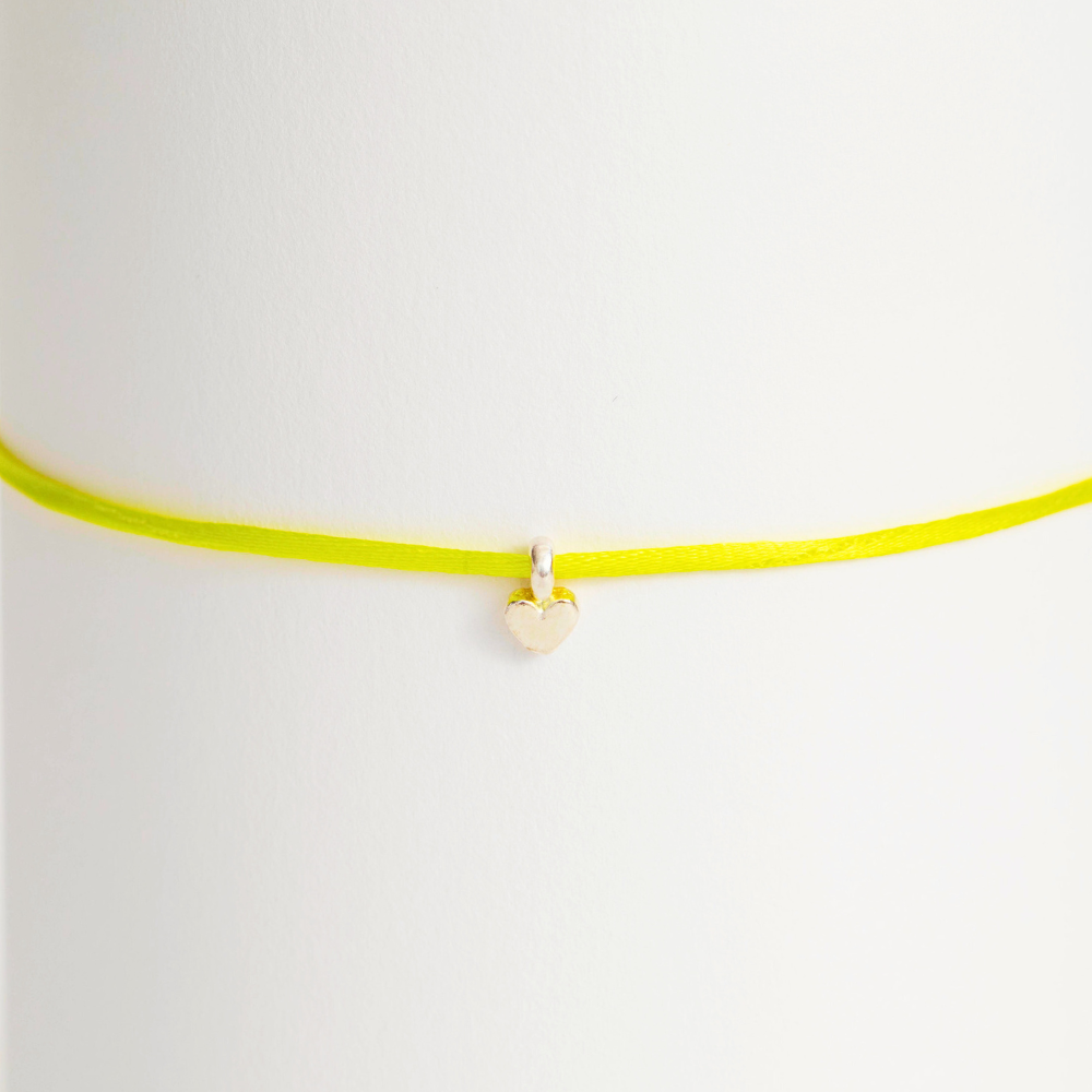 Bracelet breloque Coeur argenté