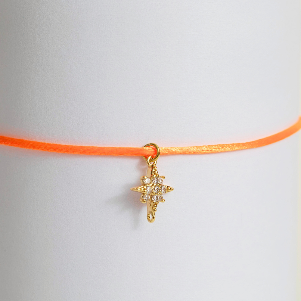 Bracelet breloque Étoile strass