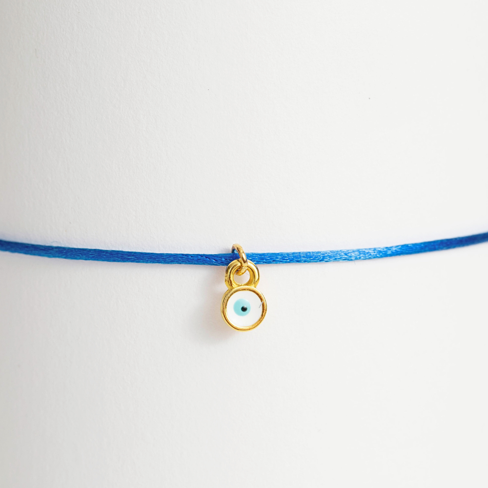 Bracelet breloque Oeil bleu