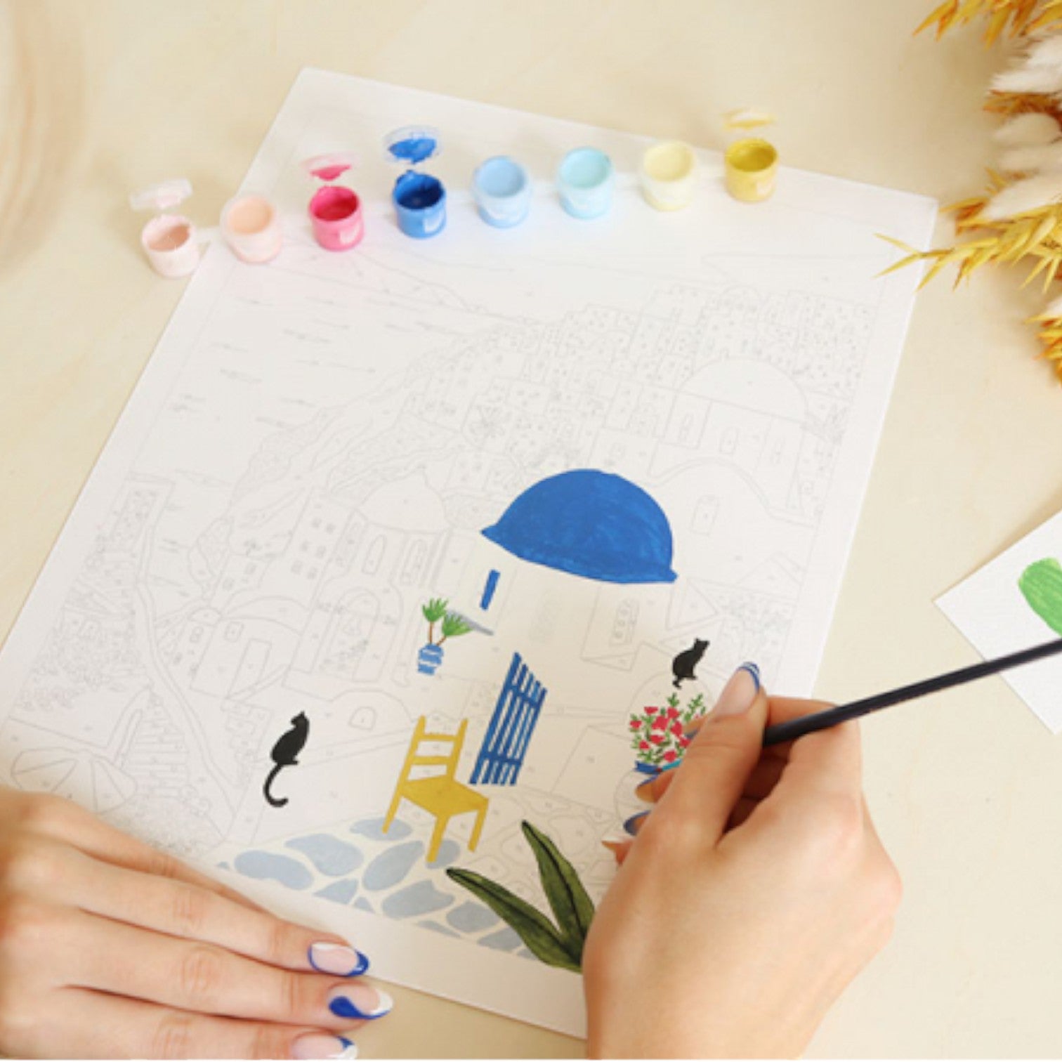 Kit de peinture au numéro · Santorini